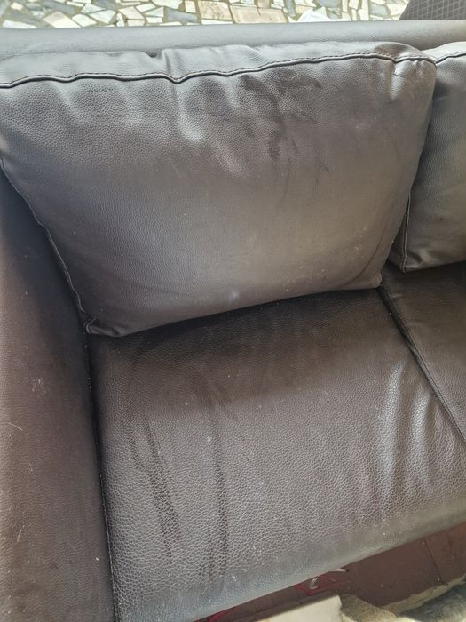 Sofa 2 lugares castanho