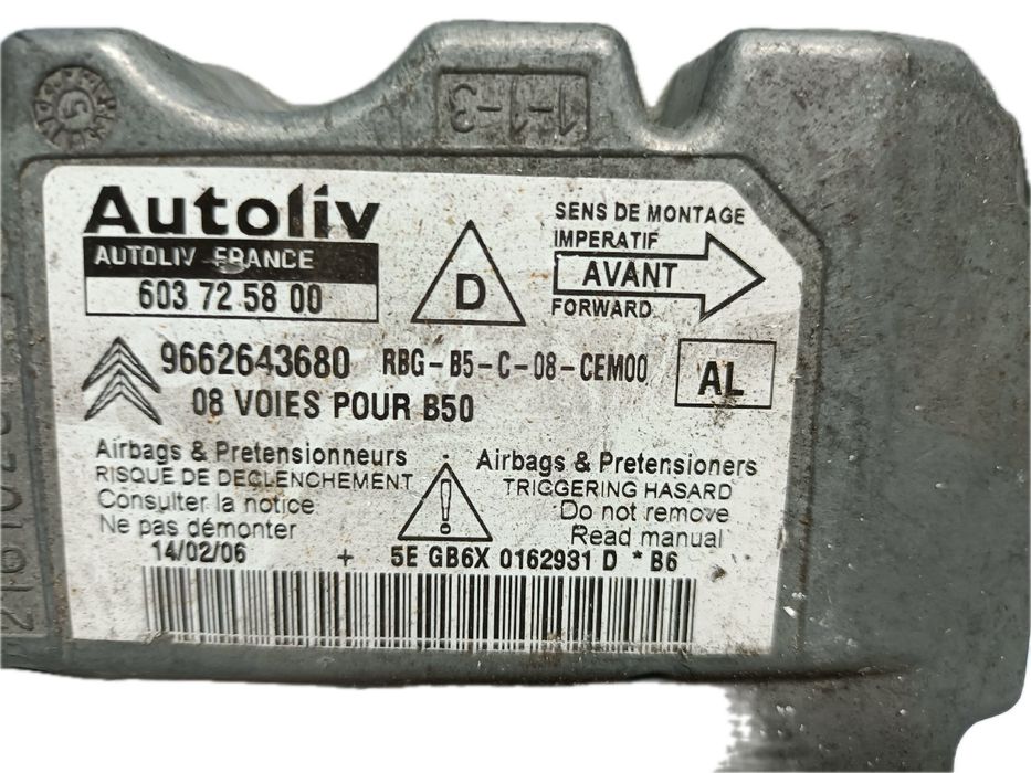 Centralina airbag CITROËN C4 I (LC_)