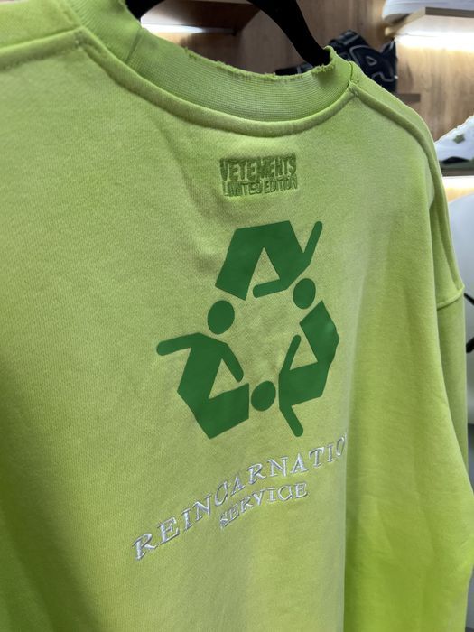 Світшот Vetements “Not Doing Shit Today” Green