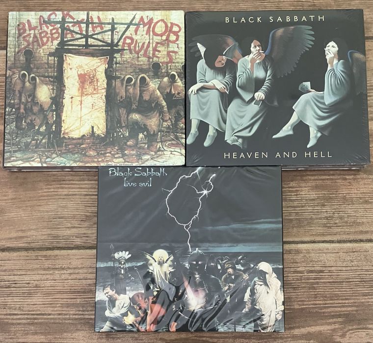 Black Sabbath - Born Again, Heaven and Hell, Mob Rules