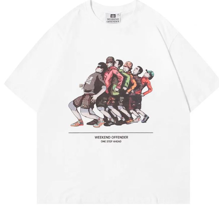 Мужские футболки Weekend Offender ACAB 1312 Ultras Casual черные белые