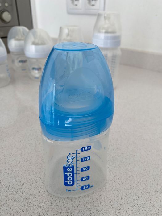 Lotes de 6 biberões Philips Avent e Dodie novos!