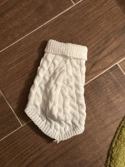 Body de lã para cão novo