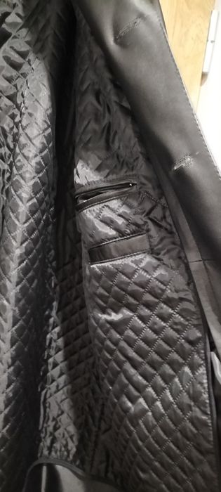 Płaszcz skórzany męski,ocieplany,rozm.XXL