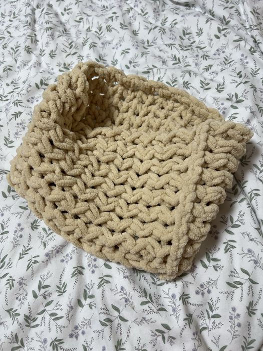 Снуд ручної роботи з Alize Puffy – мʼякий, теплий, обʼємний