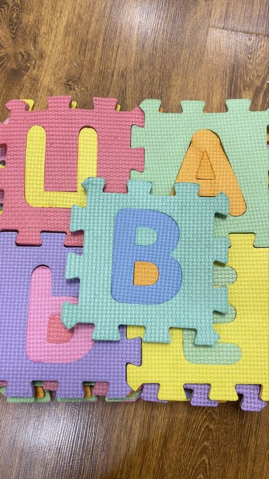 Килимок пазл, мякий з пінки, розвиваючий