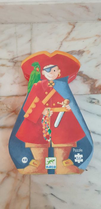 Puzzle Djeco Pirata 36 peças +4 anos