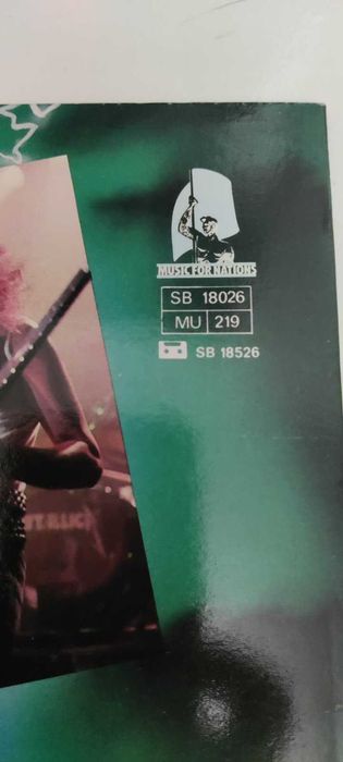 Vinil Metallica - Ride the Lightning SB18026 Bernett Capa verde 1984