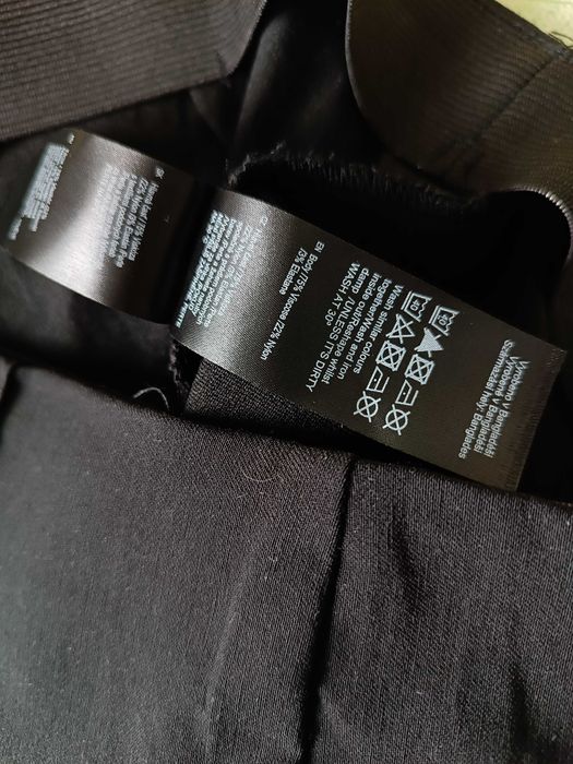 р 12/ євро 40 / 46-48 чорні штани щільний трикотаж суперстрейчеві TU