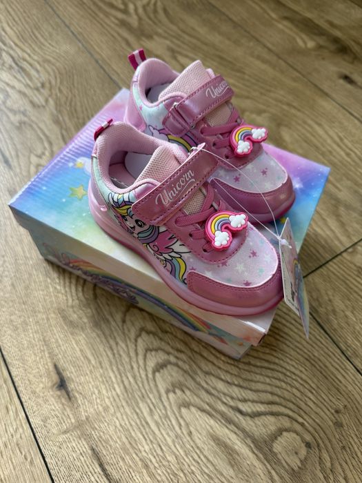 Buty dzieciece Unicorn świecące r.26