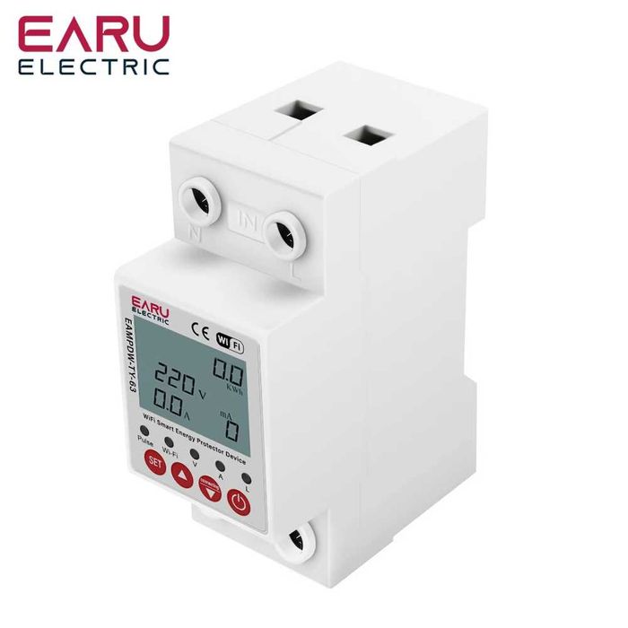 Розумне WIFI реле напруги EARU EAMPDW-TY-63S Tuya