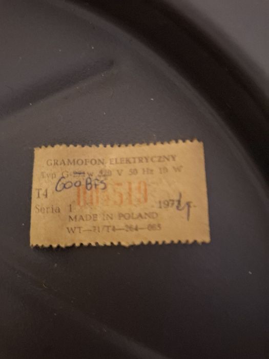 Gramofon Unitra - retro