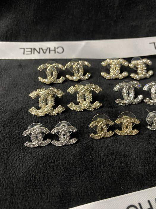 Сережки , серьги шанель , chanel