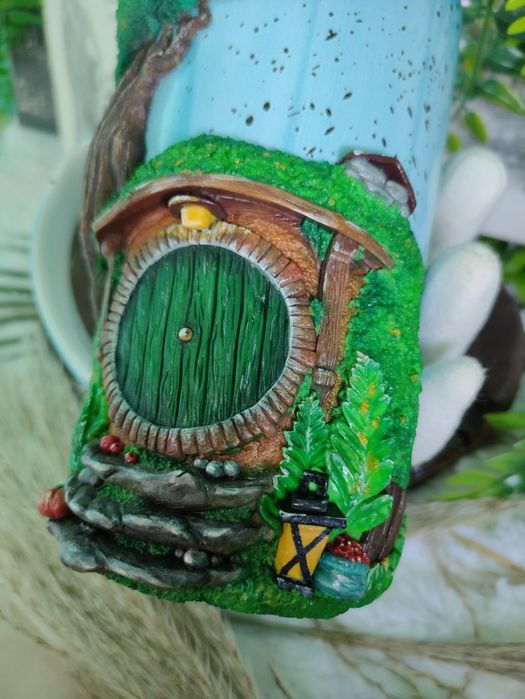 Чашка кружка Хоббіт Володар перснів подарунок полімерна глина кілець