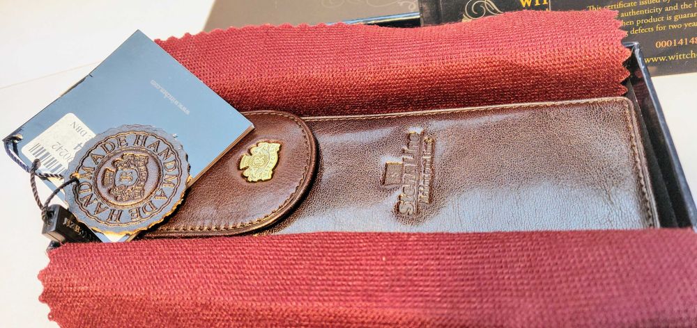 Etui piórnik na pióra długopisy Wittchen skóra - nowe!