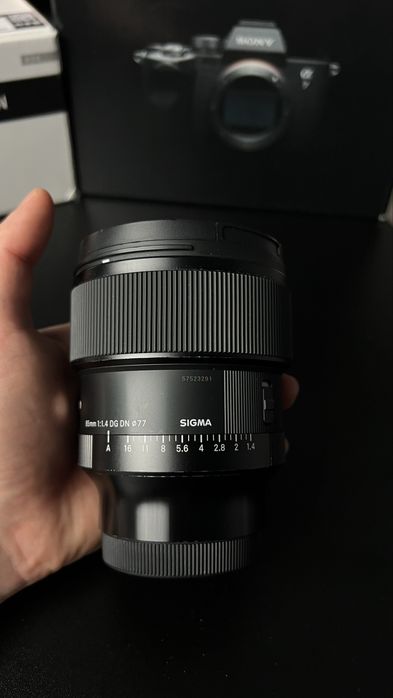 Sigma art 85mm DG DN Sony-E