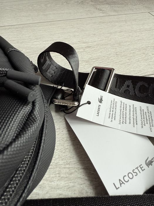 Сумка чоловіча через плече барсетка бананка Lacoste