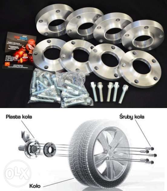 DYSTANSE samochodowe do poszerzenia osi VOLVO S40 S60 V60 S80 XC NOWE!