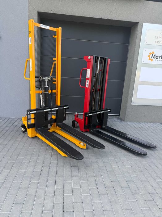 Wózek masztowy paletowy ręczny sztaplarka stacker model 1000kg , 1500kg 2000kg