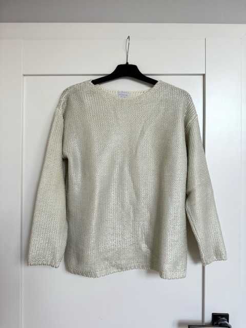 Reserved sweter damski luźny srebrny rozmiar S