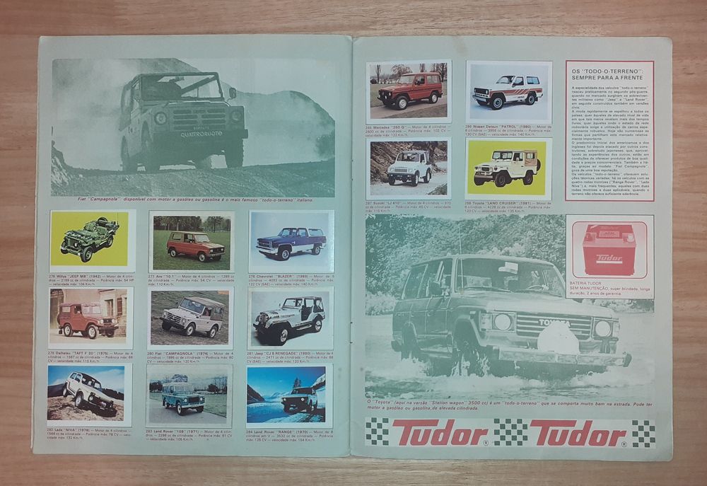 Quattroruote Flash - cromos do mundo automóvel - Caderneta
