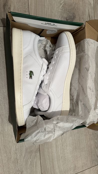 Кросівки Lacoste оригінальні CARNABY PRO 222 1 SMA WHT/DK GRN