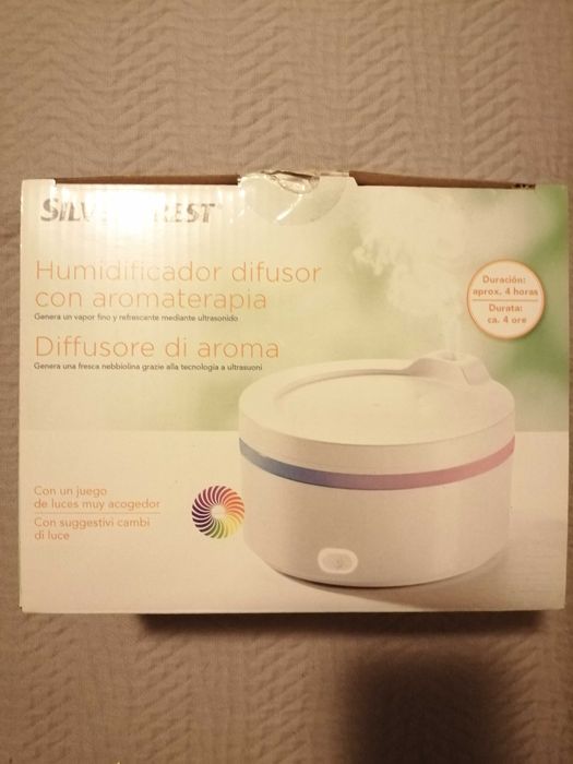 Humidificador aromaterapia e cromoterapia
