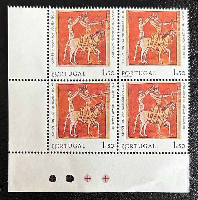New Stamp Sheet - EUROPA CEPT - Painting - $1.50 - Portugal - 1975