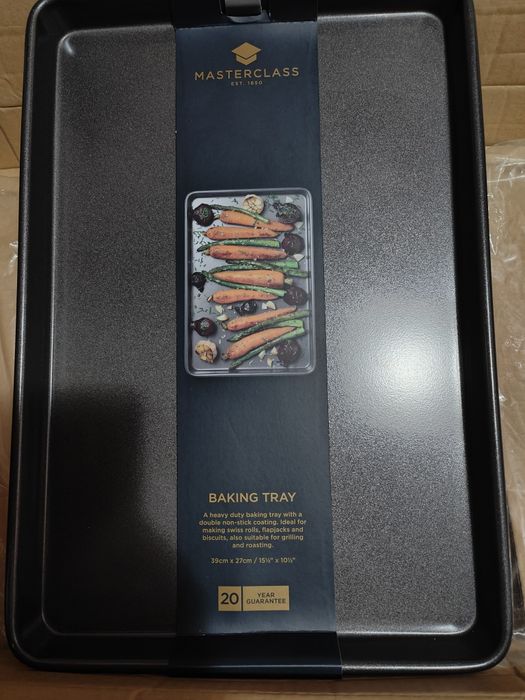 MasterClass Bandeja de forno, bandeja de forno antiaderente para assar