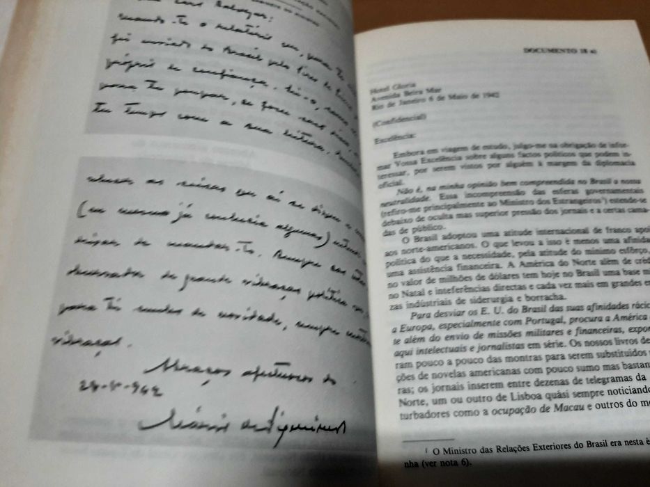 Correspondência entre Mário de Figueiredo e Oliveira Salazar