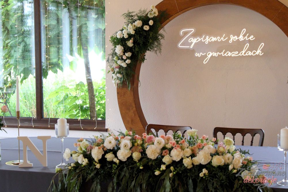 Dekoracje ślubne, dekoracje sal i kościołów, indywidualne podejście