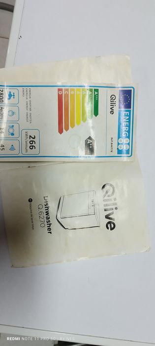 Máquina lavar loiça qilive A++