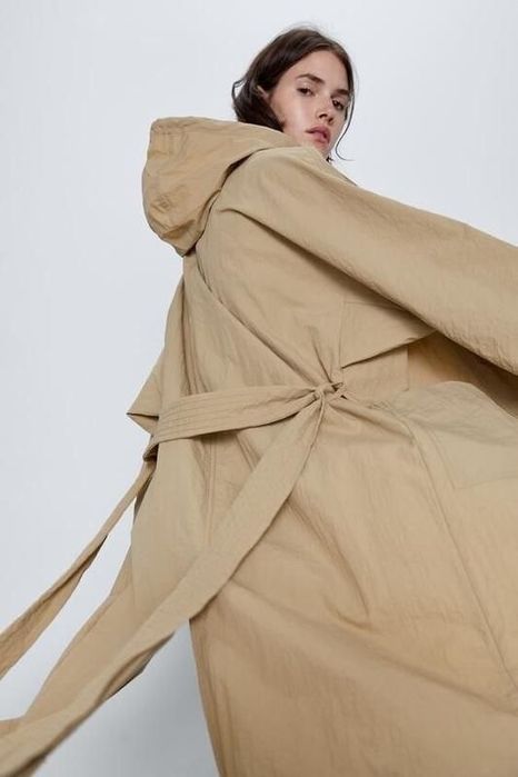 жіночий плащ парку Zara Беж