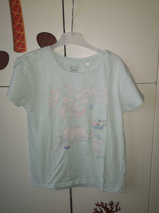 Bluzka z krótkim rękawem T-shirt dziewczęcy