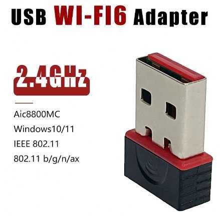 Karta sieciowa WiFi - MINI - duża prędkość - na USB - NOWA - 8szt