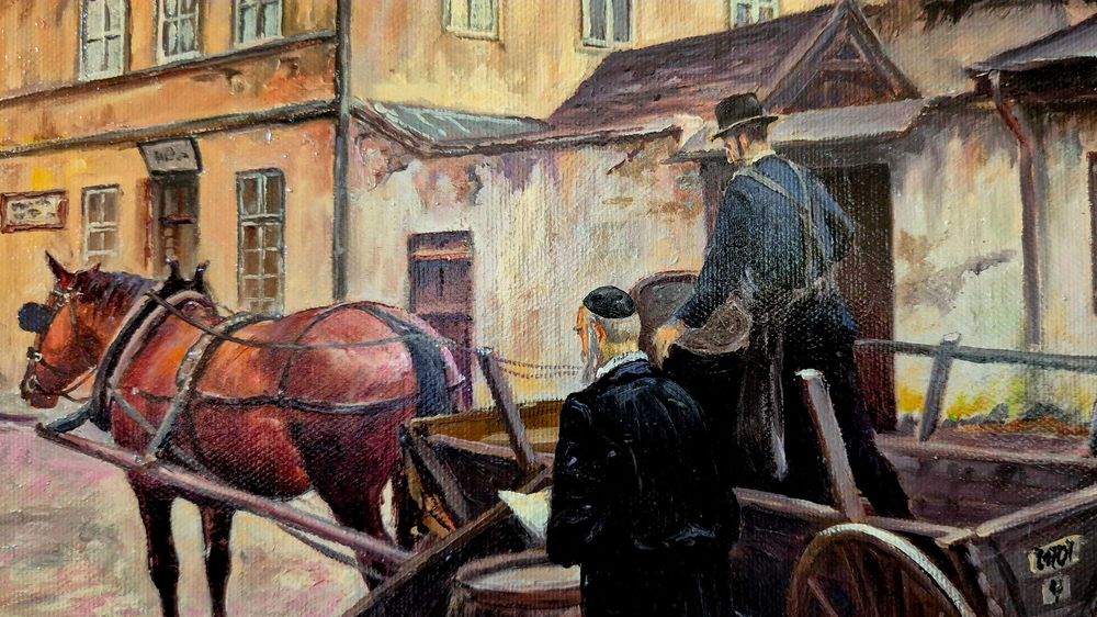 Obraz / Mirosław Szeib - "Drobny Handelek V" (2008)