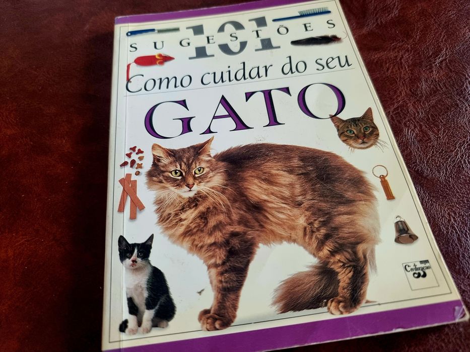 Vendo pack de 2 livros sobre gatos