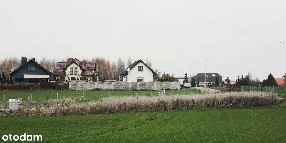 Działka 475+189m2, pozwolenie na budowę, projektem domu wolnostojącego