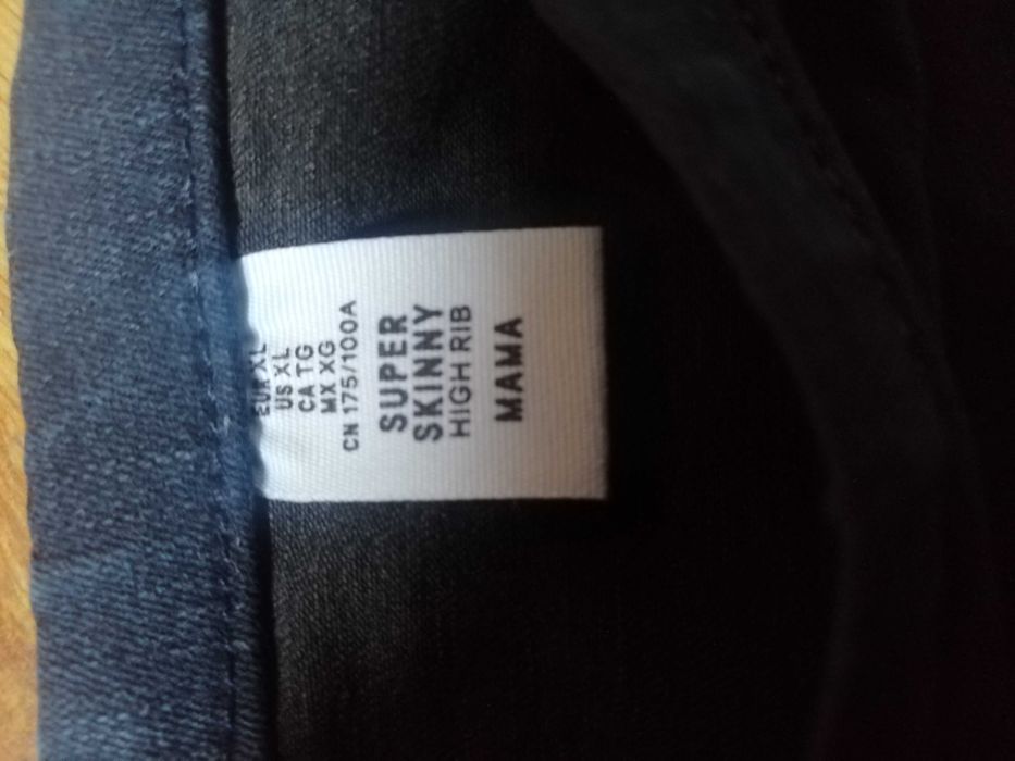 Jeansy ciążowe H&M r. XL