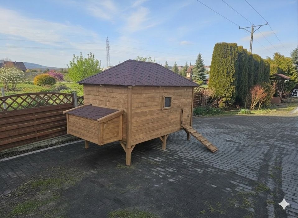 Kurnik dla kur ocieplany