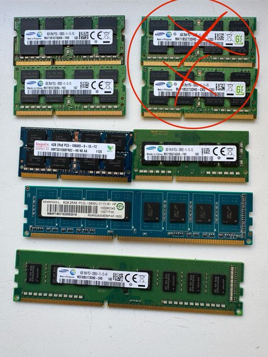 Оперативная память DDR3 / DDR3L (2GB, 4GB, 8GB) для ноутбуков и ПК