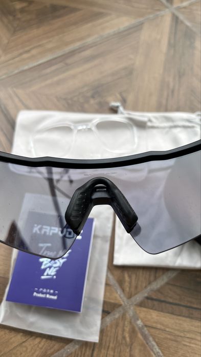 Спортивні окуляри з рухливим носиком Kapvor  для спорту легкі