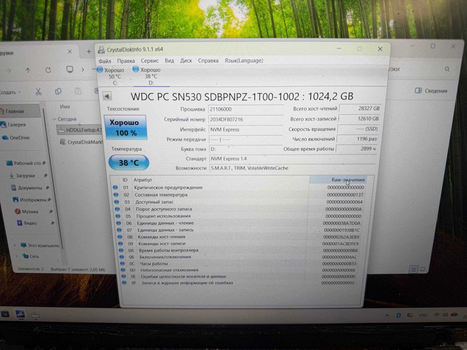 SSD NVME 2280 WDC SN530 SDBPNPZ-1T00-1002 1TB