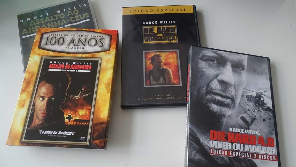 Bruce Willis Duro de Matar . Die Hard - Colecção 4 DVDs