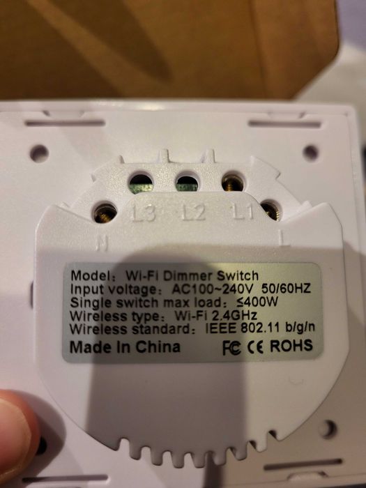 Interruptor Dimmer wifi modelo: WF-DS01