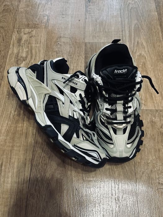 Balenciaga Track 2 Beige Black White 39 Кросівки Баленсіага Траки 2