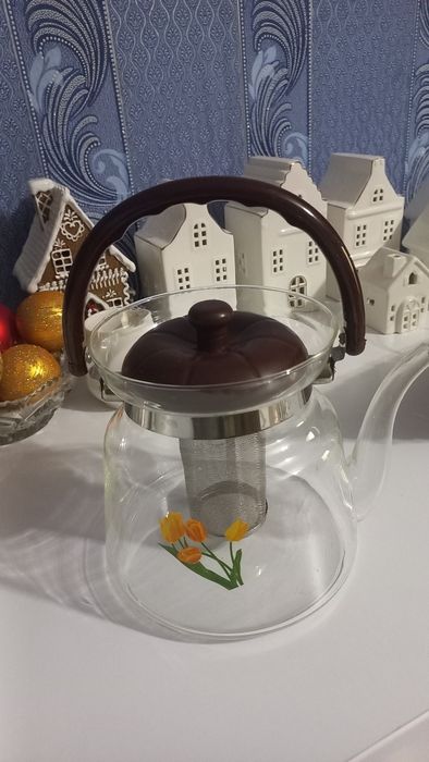 Чайник з жаростійкого скла 2 літра