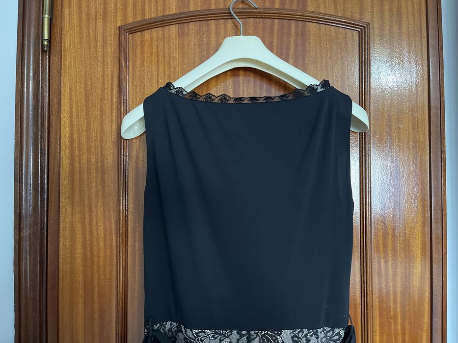 Vestido de festa, comprido da mango