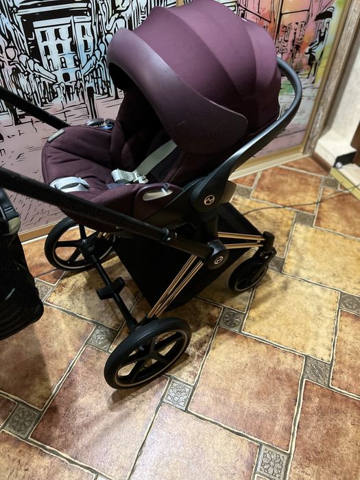 Коляска Cybex Priam 3в1 дитячій візок повний комплект