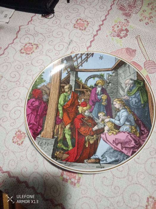 Prato de coleção de natal